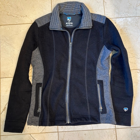 Kuhl Alpaca Fleece Full Zip Front Color Block Jacket, Men’s Sz S - Picture 13 of 13